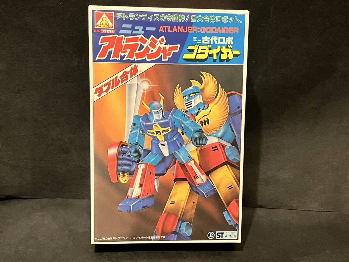 アオシマ アトランジャー 古代ロボ ゴダイガー プラモデル 未使用品 昭和 レトロ ロボット拍卖
