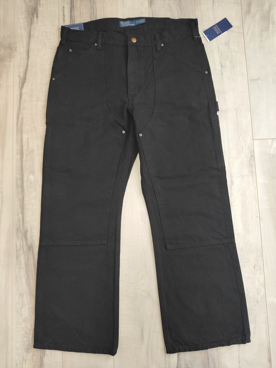W32 L30 ラルフローレン ダブルニー ダック ペインターパンツ ペインター パンツ 検 カーハート CARHARTT RRL ポロカントリー 黒 ブラック拍卖