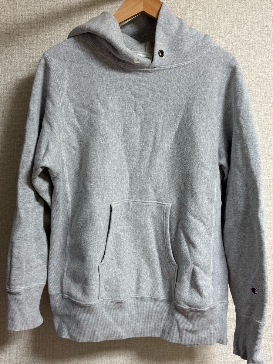 Champion REVERSE WEAVE チャンピオン リバースウィーブ パーカー グレー 青タグ Lサイズ拍卖