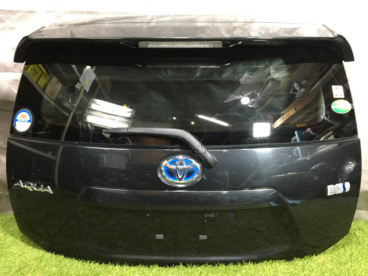E-BR0313f★ アクア NHP10 リアゲート 209 平成24年 13ピン プライバシーガラス スポイラー ワイパー バックカメラ 熱線 バックドア トヨタ拍卖