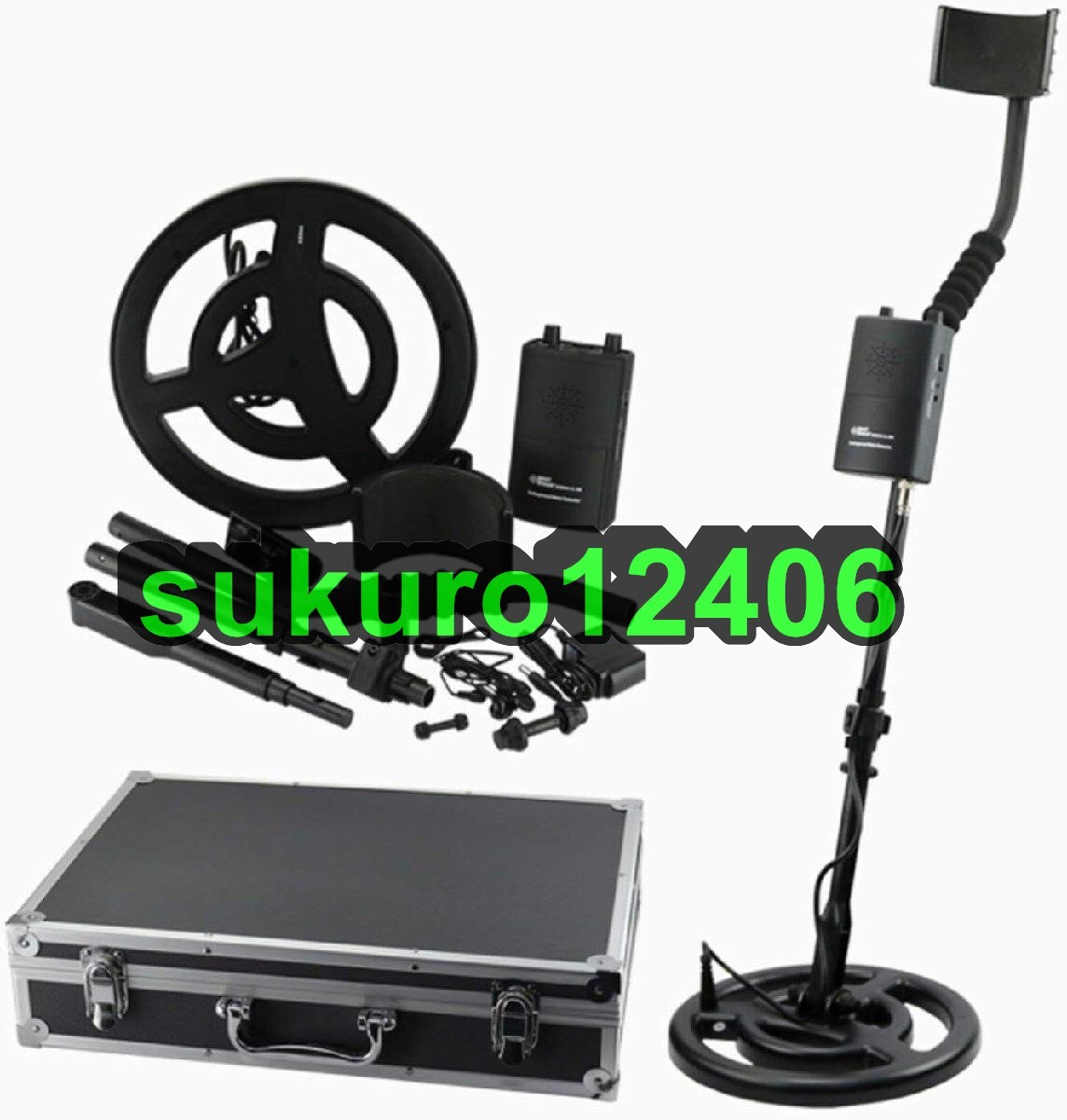 金属探知器 銀と金 地下 高感度 ゴールドショベルのハンター 探知深度2.5m 専門の金属探知機拍卖