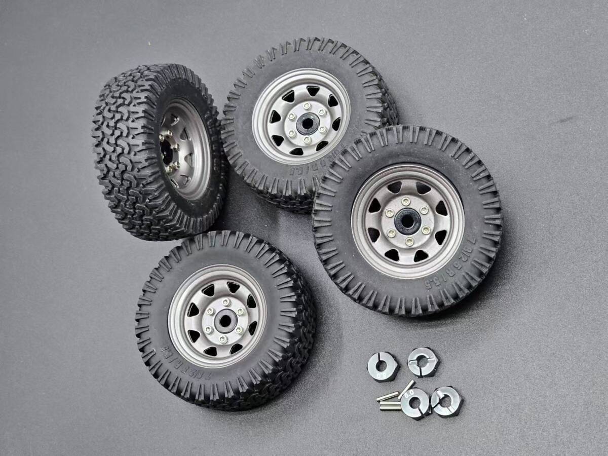 未使用未開封品 RC Channel WT15540-A タミヤXR311のフロント&リアメタルホイールセット拍卖