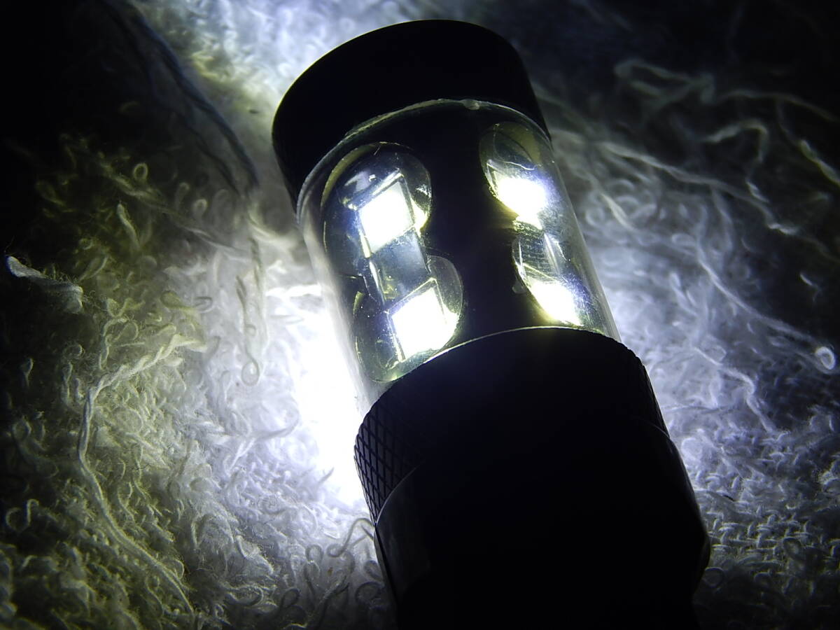 白色 バックランプ ブレーキランプ 50W T20 オスラム製LED拍卖