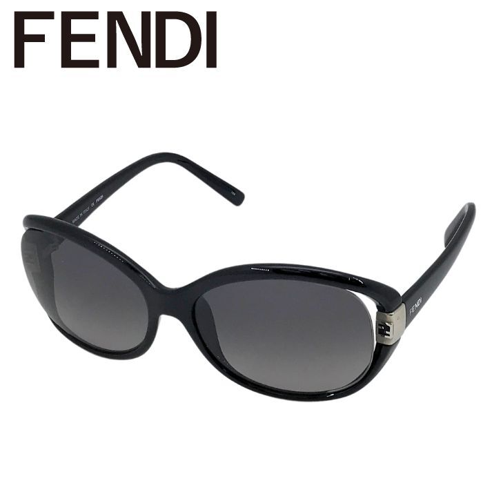 【中古】FENDI フェンディ サングラス【非常に良い】グラデーションブラック UVカット メンズ レディース ブランド r-fe-s-p241201-10拍卖