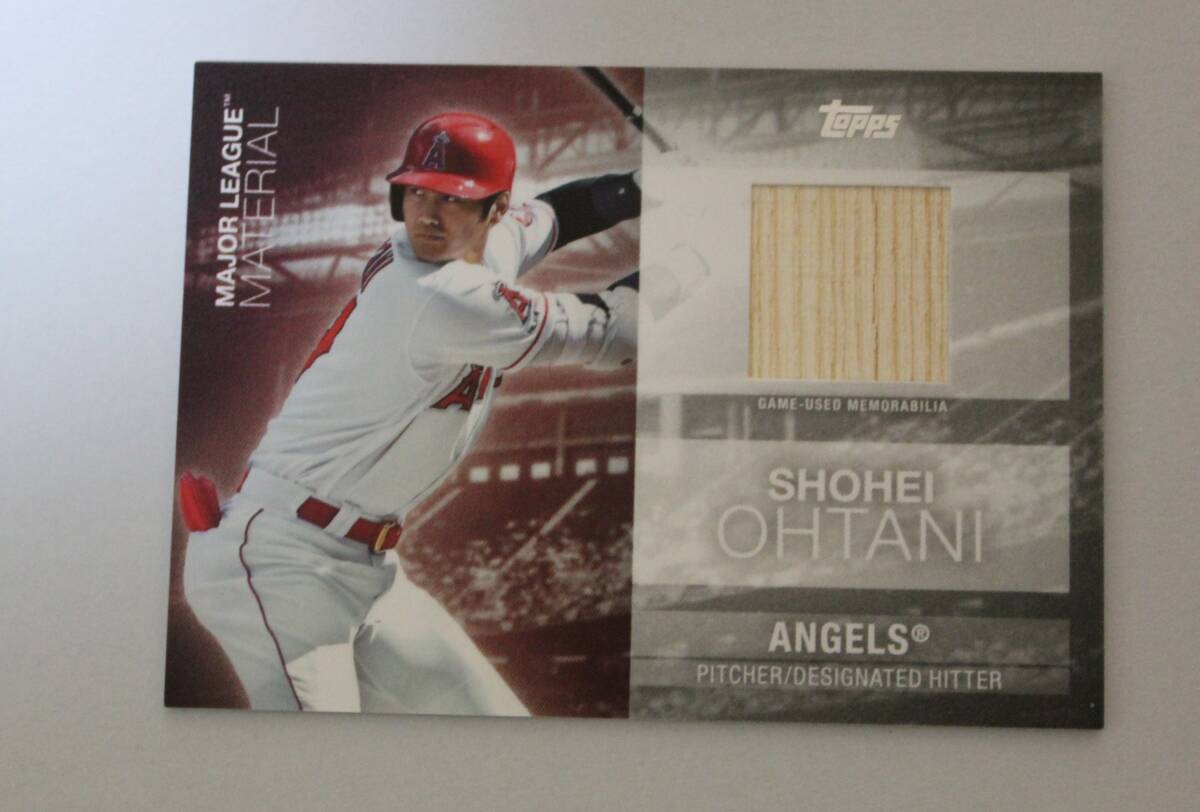 2020年 topps製 MLB エンゼルス在籍時 大谷翔平 GAME-USED MEMORABILIA バットカード拍卖