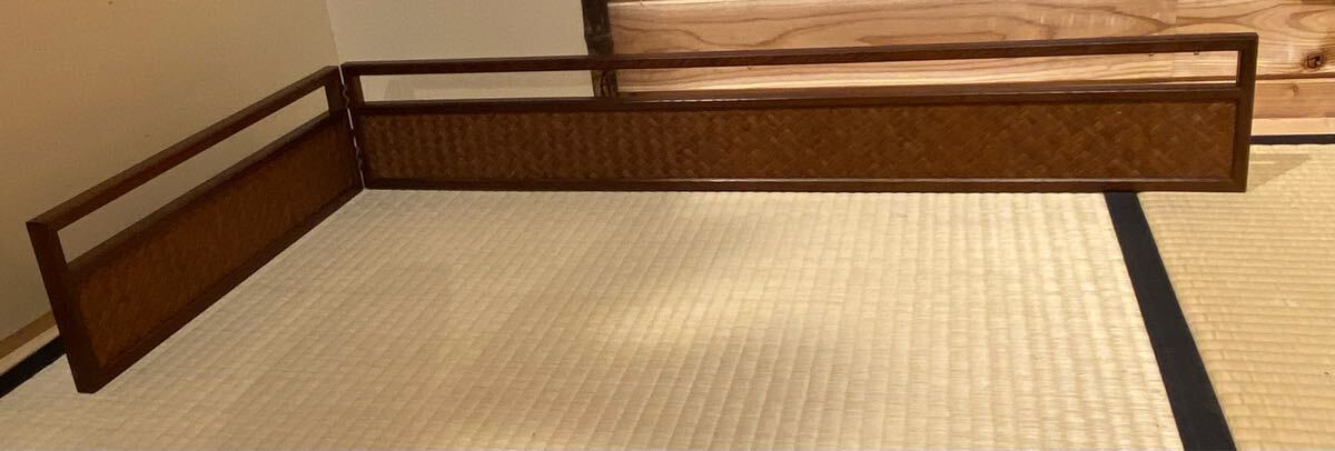 煎茶道具 『風炉先屏風 (長さ 93cm+45.3cm) 網代/白 』風炉先 茶道具 茶事 茶室 茶会 茶の湯 風炉先 煎茶 茶室 網代風炉先 夏のしつらえ拍卖