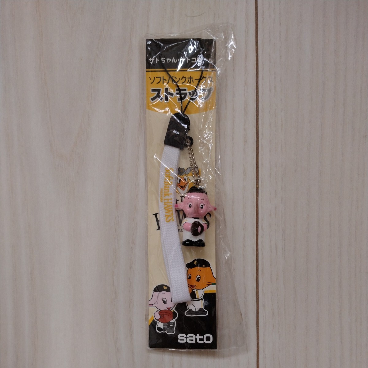 新品未開封★サトコちゃんソフトバンクホークスストラップ拍卖