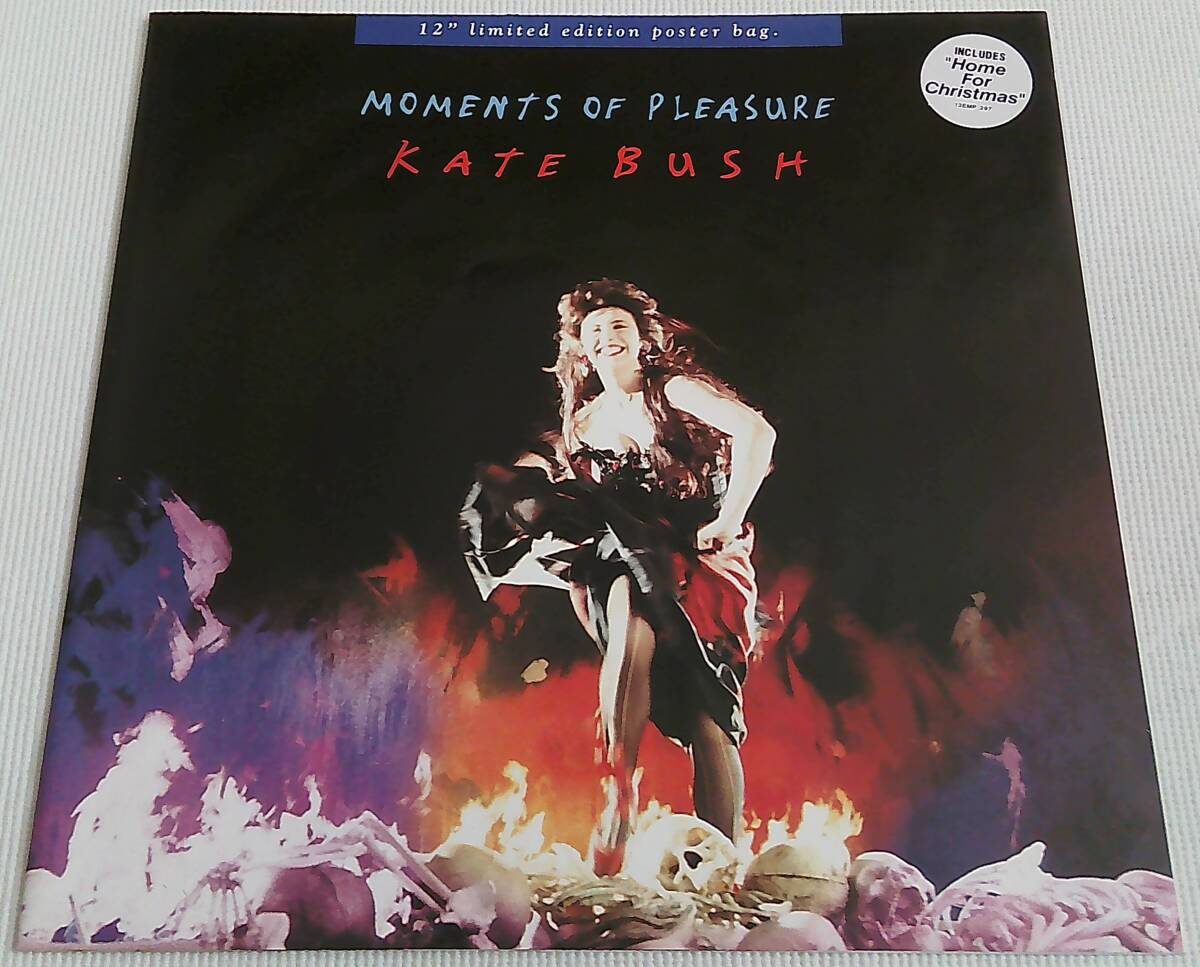 UK盤 12incシングル Limited Edition Posterジャケ Kate Bush Moments Of Pleasure 1993年 EMI12EMP 297 ケイト・ブッシュ 盤美品拍卖
