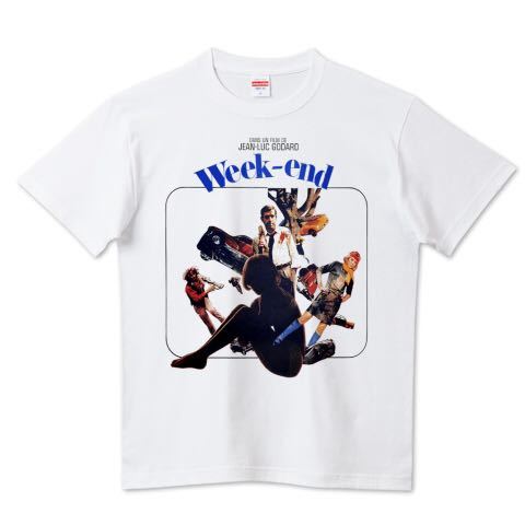 WEEKENDウィークエンド 映画Tシャツ ゴダール拍卖
