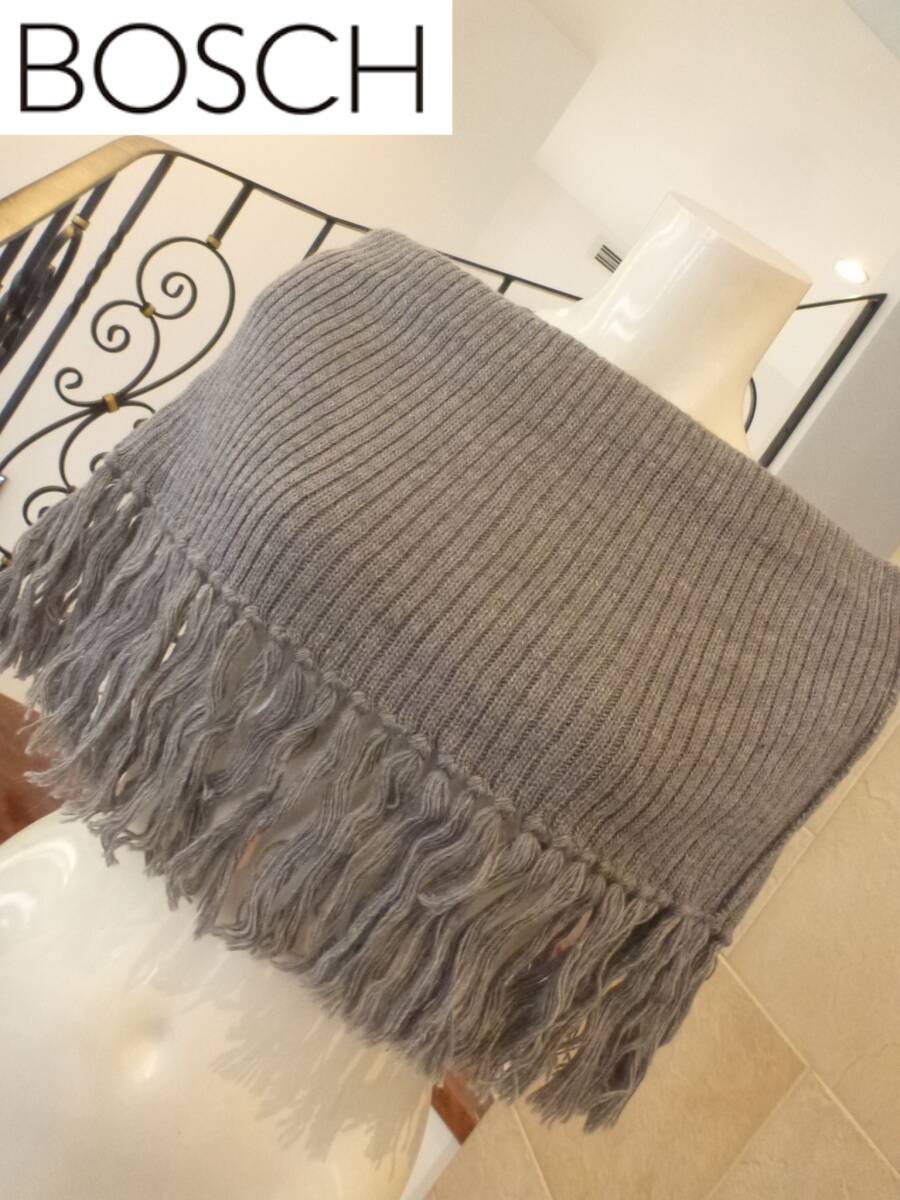 超美品 BOSCH ボッシュ ★グレー スヌードっぽい ストール拍卖