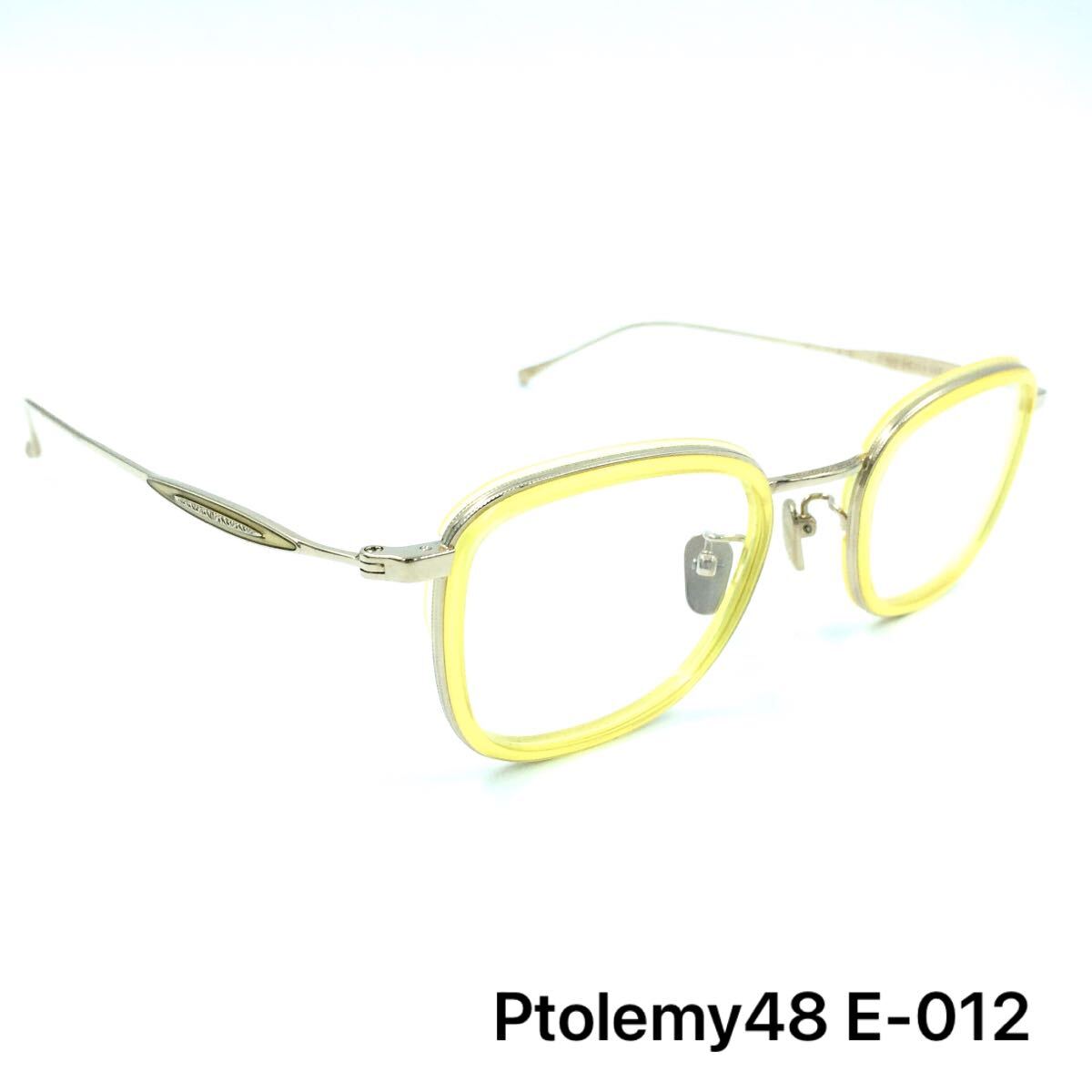トレミー48 Ptolemy48 E-012 Emperor WG メガネフレーム 日本製 アイウェア 眼鏡 フルリム拍卖