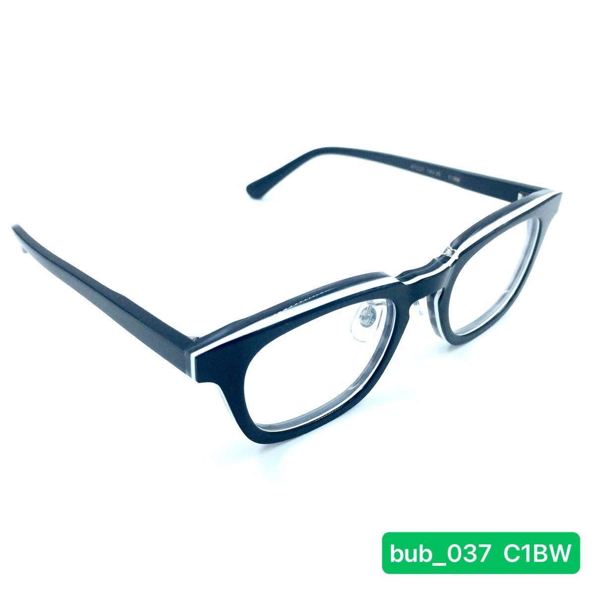 【売り尽くしSALE】JxBUB ブウブ bub_037 C1BW|ブラックホワイト|日本製メガネフレーム拍卖
