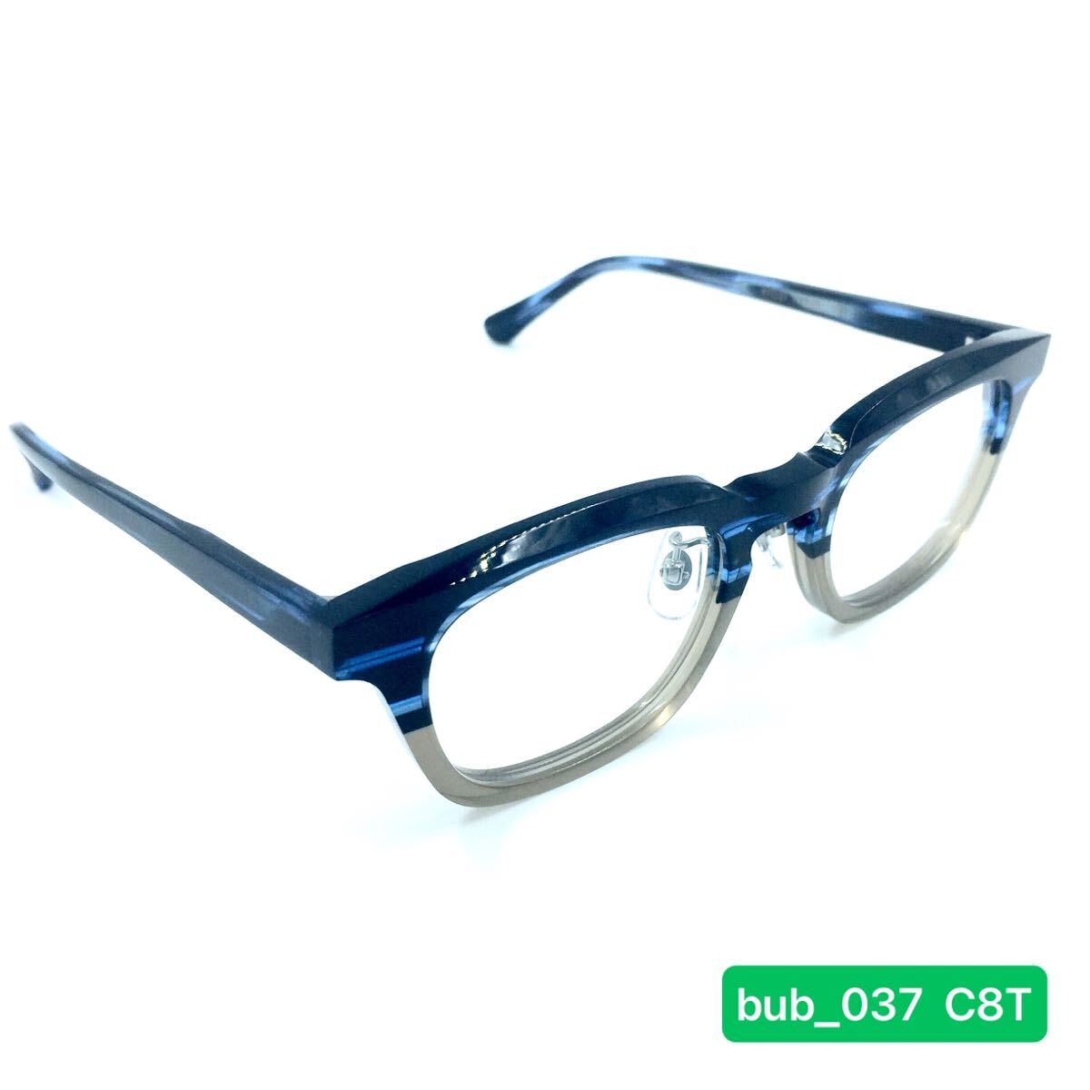 JxBUB ブウブ 眼鏡 bub_037 C8T メガネフレーム 日本製 セルフレーム アイウェア めがね拍卖