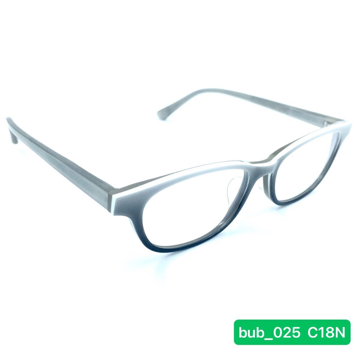 【売り尽くしSALE】JxBUB ブウブ bub_025 C18N|ホワイトグレーツートン|日本製メガネフレーム拍卖