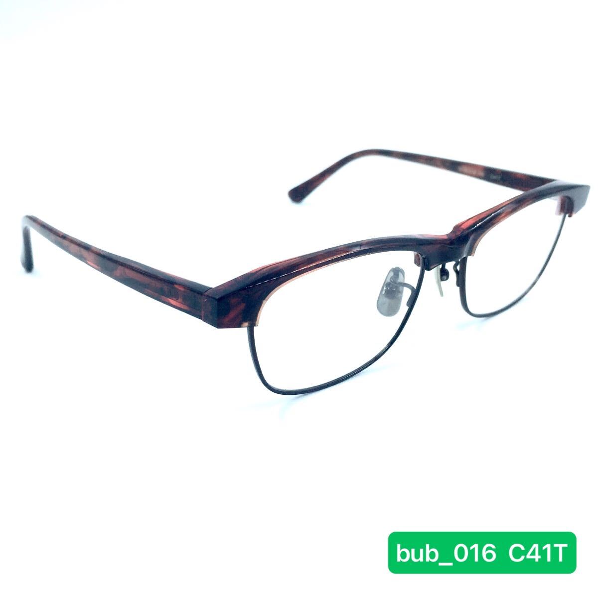 在庫処分SALE■JxBUB ブウブ bub_016 C41T メガネフレーム 日本製 眼鏡 スクエア型拍卖
