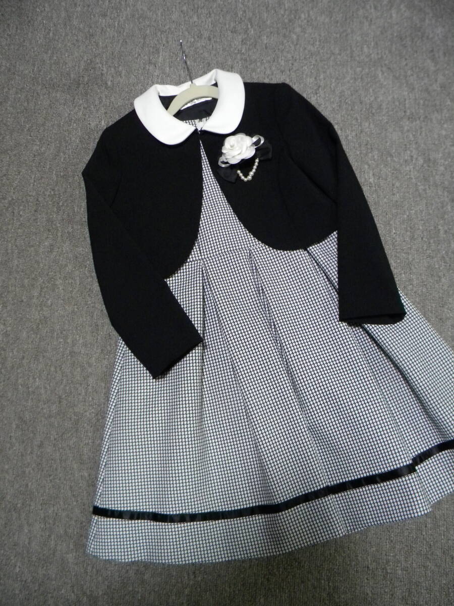 ★即決★CHOPIN deux ショパン ドゥ★フォーマル スーツ(ワンピース/JK)★130㎝拍卖