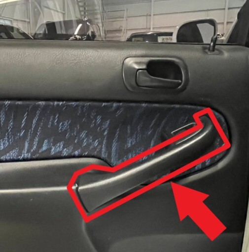 新品未使用 純正 ホンダ シビックフェリオ 前期 後期 EK8 EK5 リアドア ドアグリップ カバー 左 内装 H0987-1拍卖