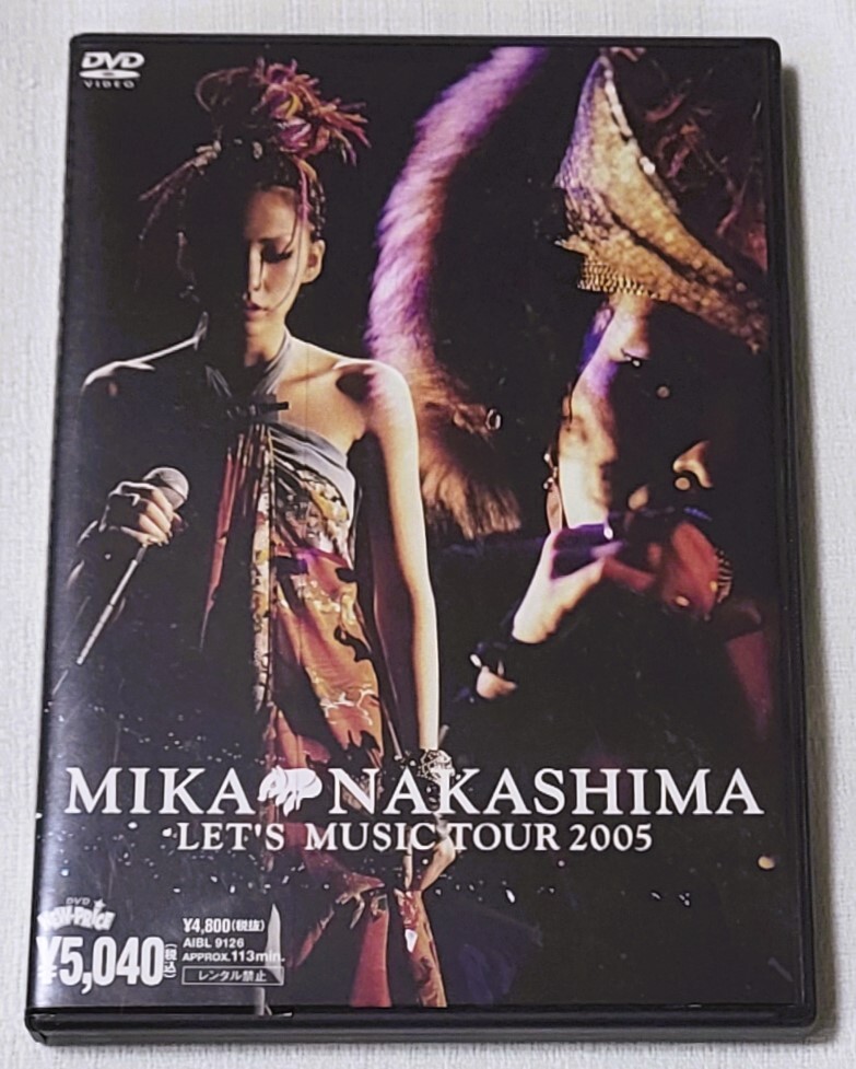 【送料無料】中島美嘉 DVD MIKA NAKASHIMA LET'S MUSIC TOUR 2005拍卖