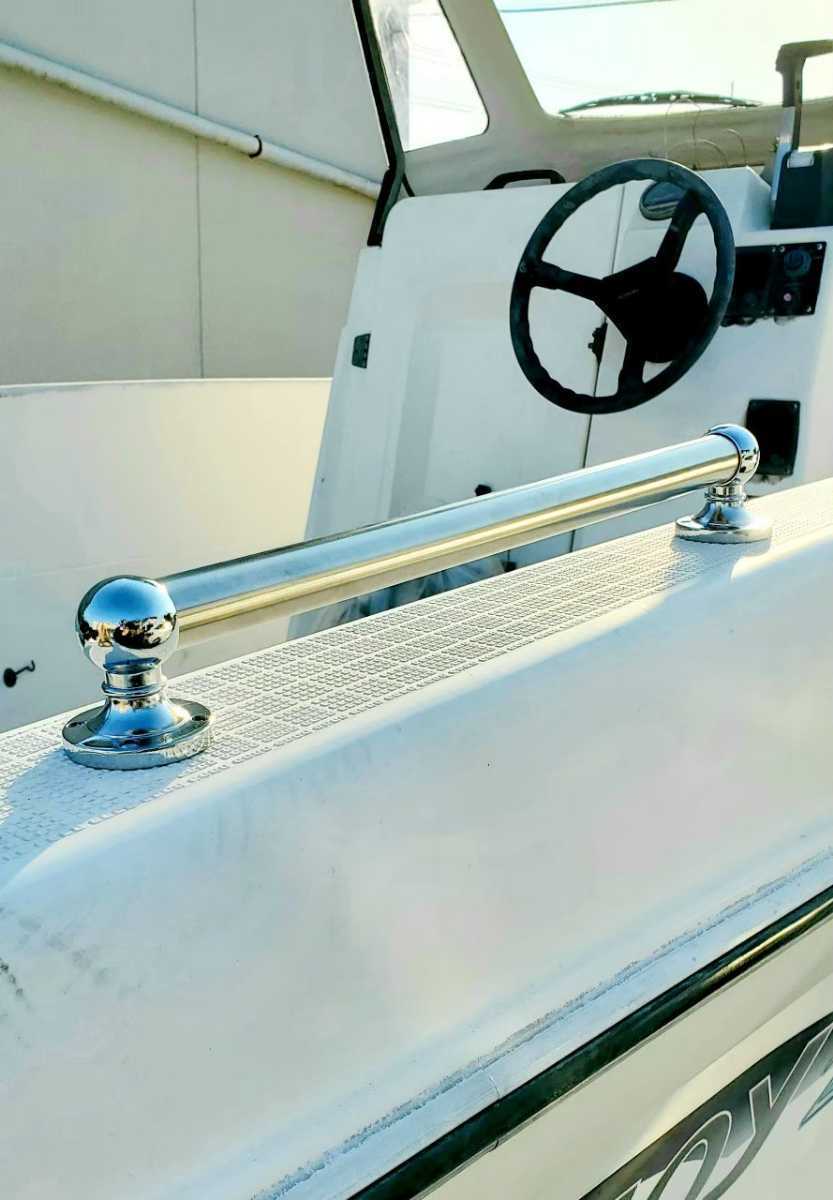 新品ハンドレール(手すり)45cm プレジャーボートや屋内外利用にも 中古艇 ヤマハ スズキ 拍卖