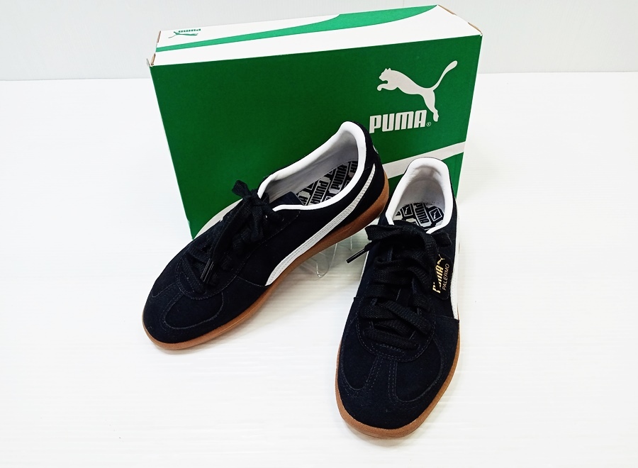 下松)【美品】PUMA プーマ スニーカー PALERMO パレルモ ブラック 26.5cm ◆N2503005 NC03A拍卖