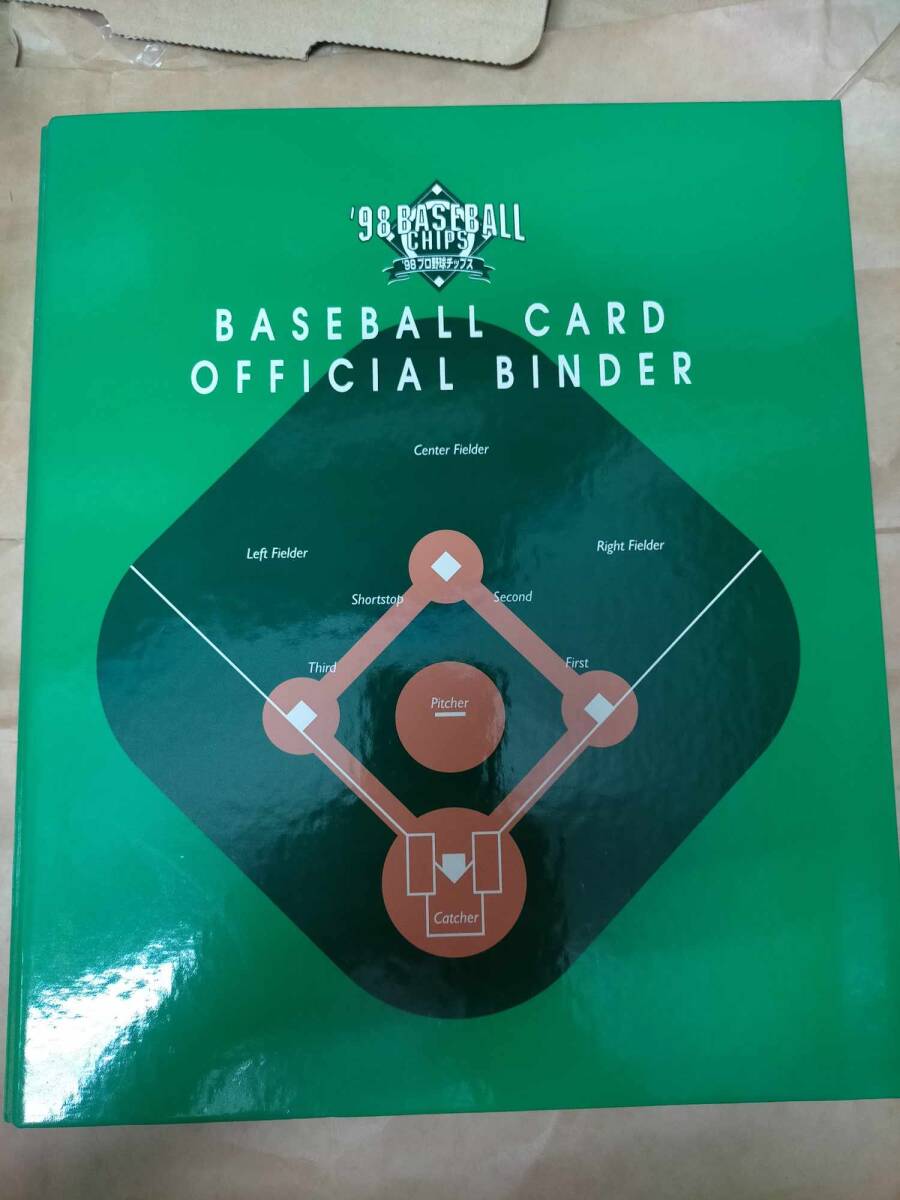 カルビー プロ野球チップス 1998 オフィシャル バインダー カード 98. BASEBALL CHIPS BASEBALL CARD OFFICIAL BINDER 拍卖