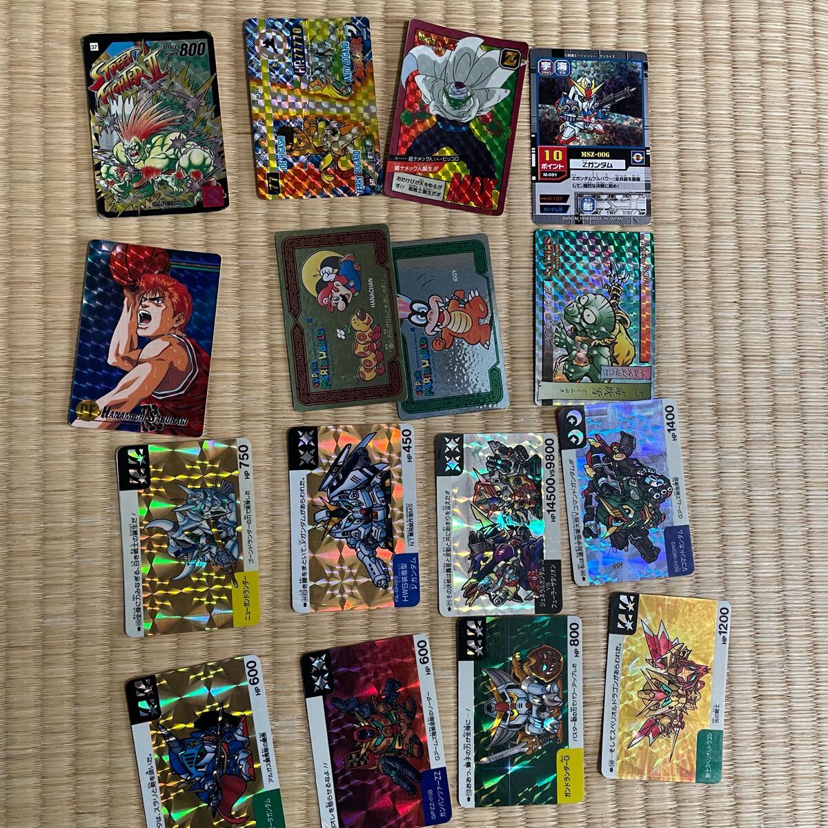 カードダス キラカード 色々 ガンダム ドラゴンボール スラムダンク キラ ストリートファイター マリオ ナガサキヤ 拍卖