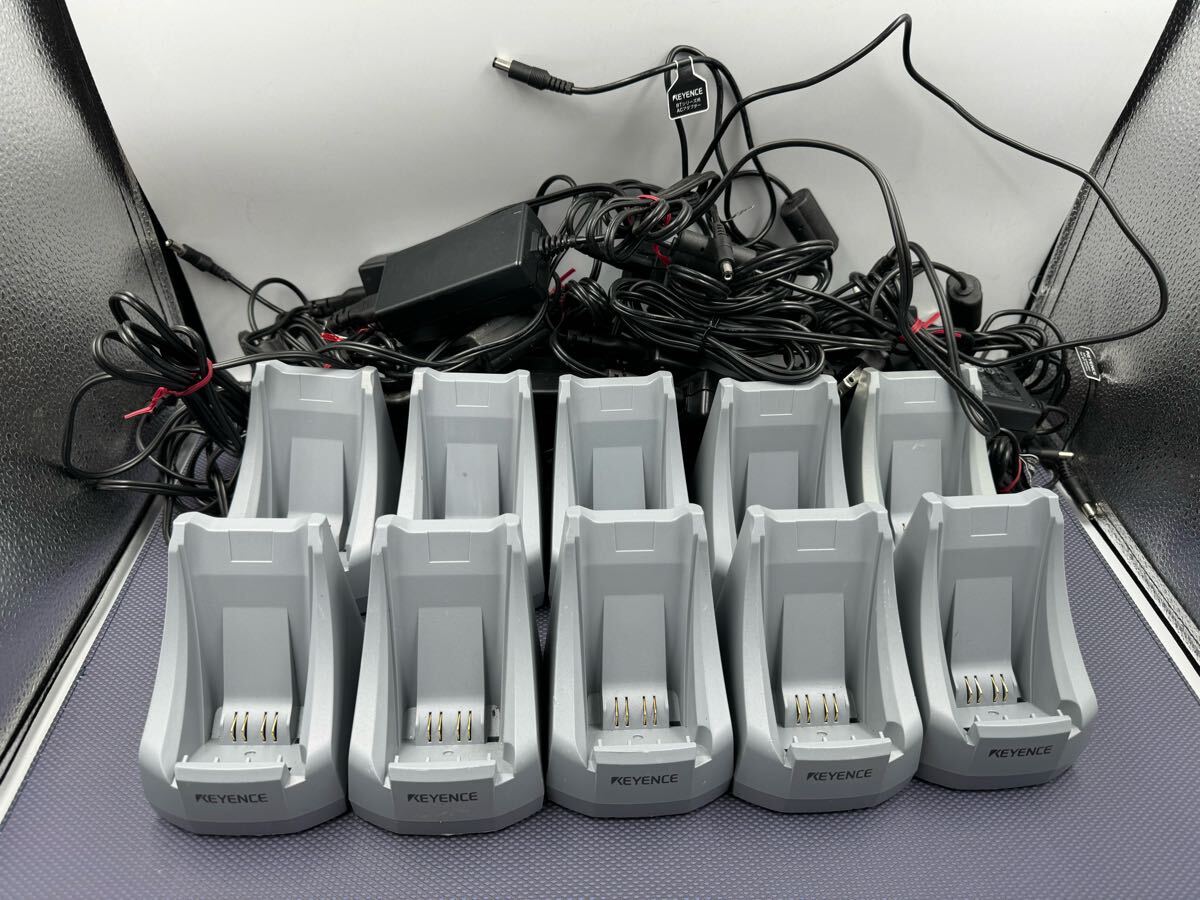 S2743) 動作確認 KEYENCE BT-UC10U USBタイプ 純正ACアダプター付 【10台セット】(戊1)拍卖