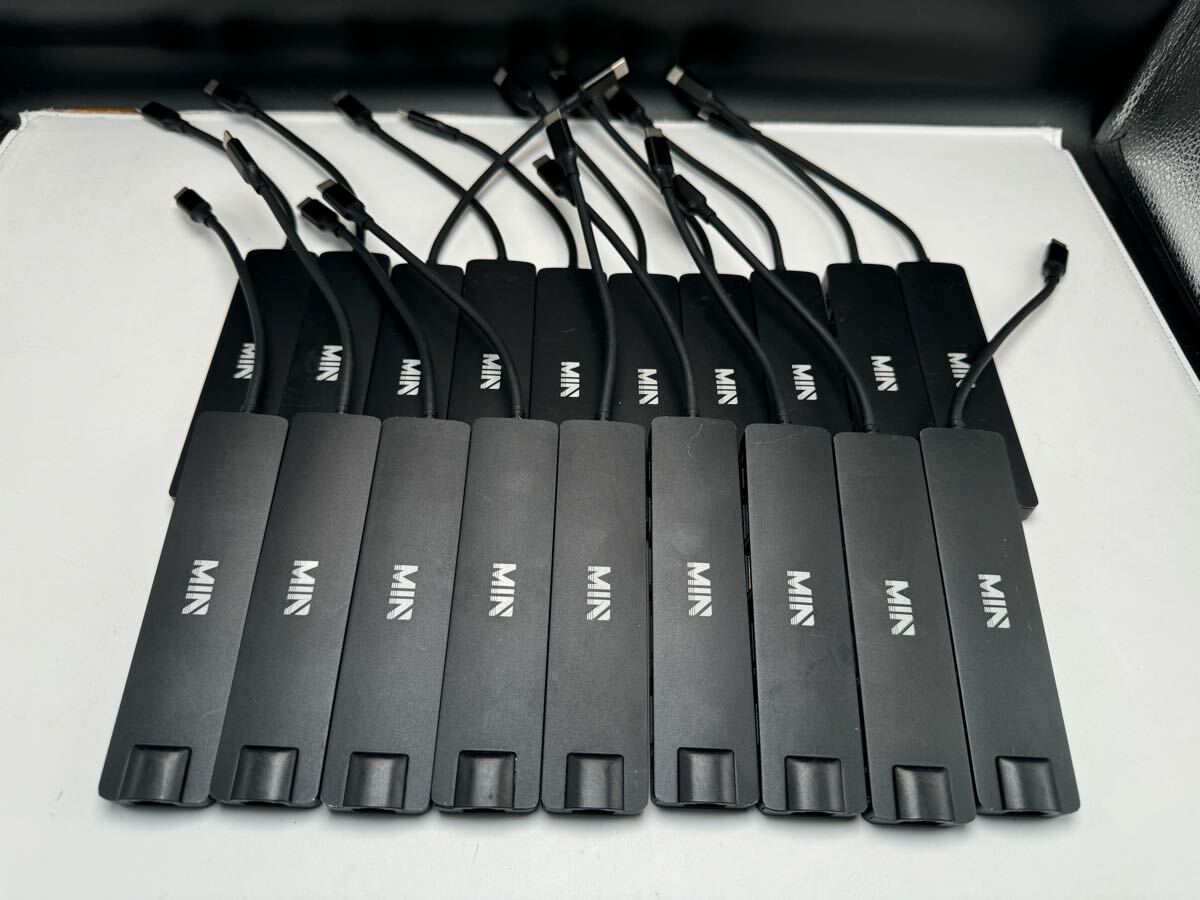 S2819) USB C ハブ 7in1 変換アダプタtype c 有線LANアダプター 19個セット(乙3)拍卖