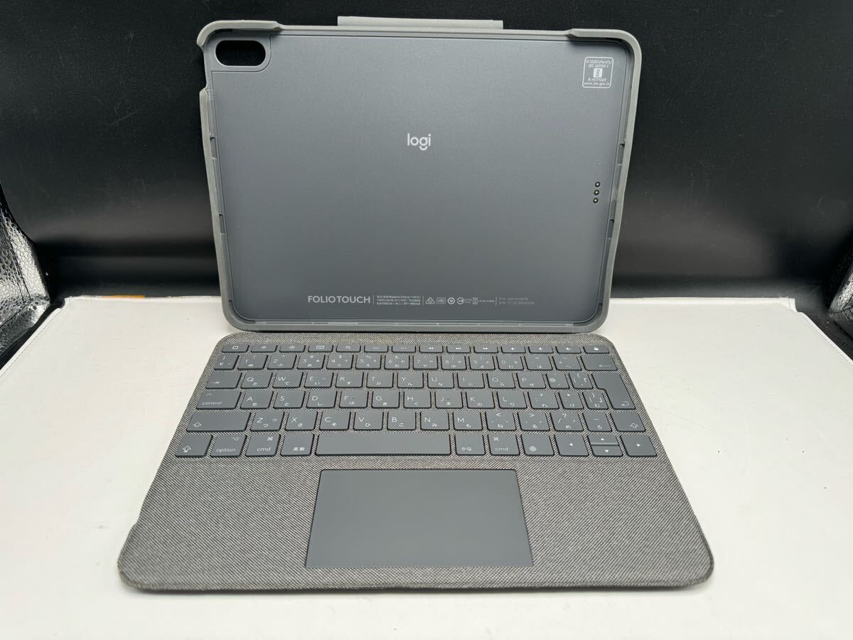 S2917) 美品 Logicool Folio Touch YU0043 キーボード USキー グレー 拍卖