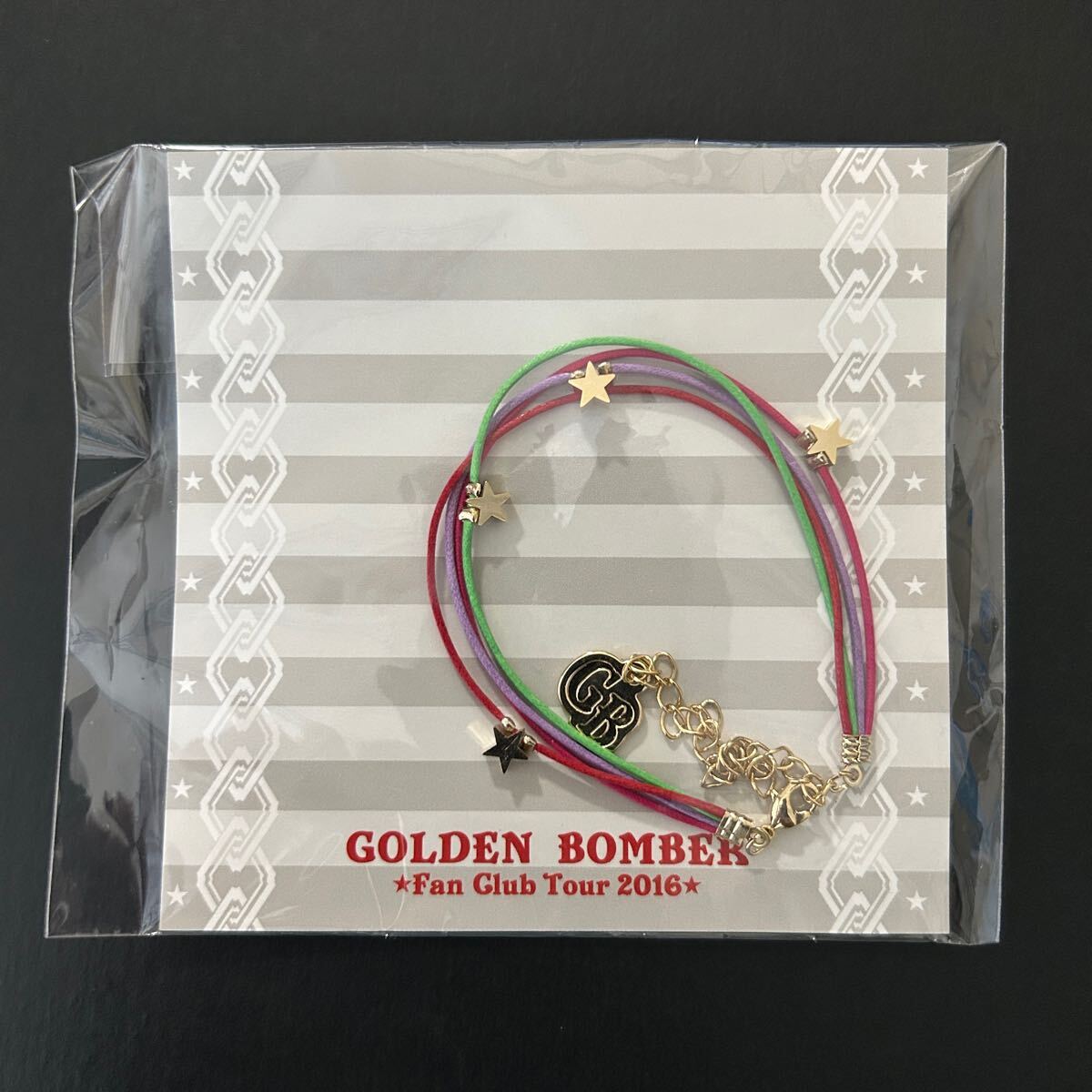 新品★アンクレット・ブレスレット【2016年 ファンクラブ ありがと祭 ゴールデンボンバー 鬼龍院翔 喜矢武豊 歌広場淳 樽美酒研二 FC】拍卖