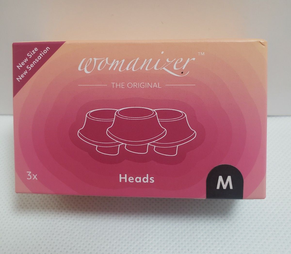 Womanizer ウーマナイザー Classic/Premium/Liberty 黒色 交換用ヘッド3コ入 ブラック②拍卖