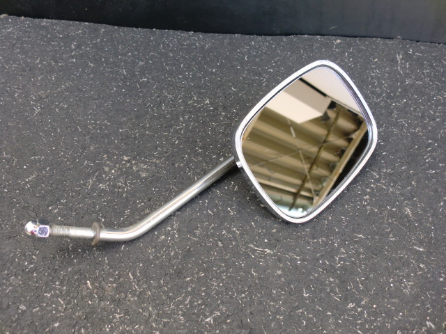ハーレー 純正 ロゴ入り ミラー レクタンギュラー 左右兼用 スモークガラス クローム J拍卖