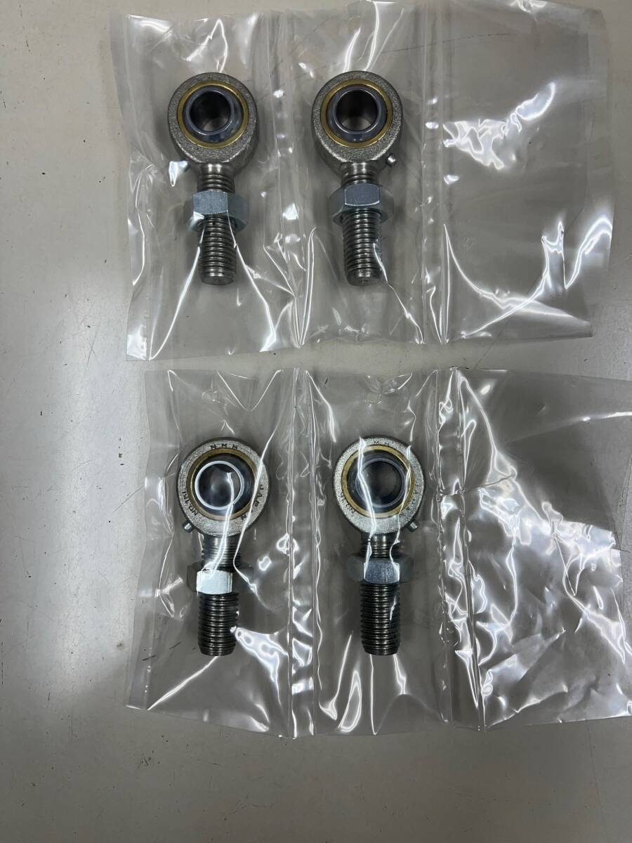 ミニベアNMB16(RP16E)のピロボール(各ナット付きで右ネジが2個と左ネジが2個)セット拍卖