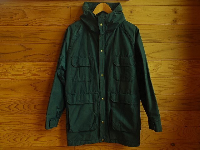 80's USA製 WOOLRICH ヴィンテージ マウンテンパーカー ナイロンジャケット 60/40 アウトドア ネイビー 紺 表記S オールド USED 古着拍卖