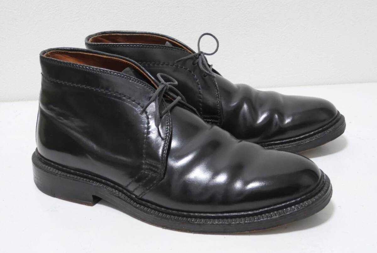 Alden オールデン 1340 コードバン チャッカブーツ 黒 6D拍卖