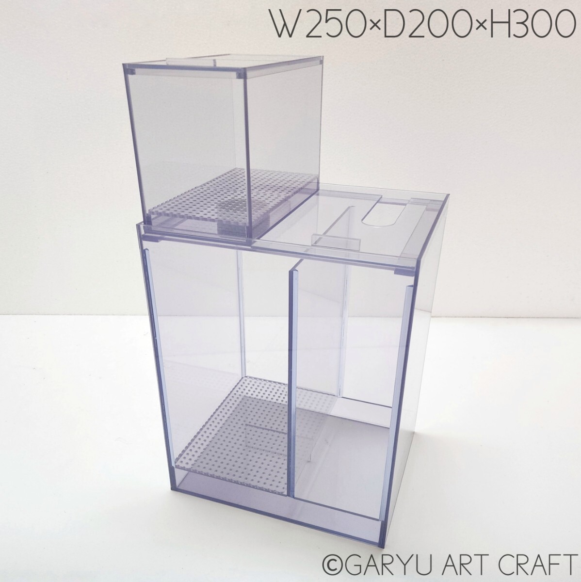 □国産2層式濾過槽□W250×D200×H300□BASIC-MODEL□GARYU ART CRAFT□ オーバーフロー水槽用□ウールボックス等完備□拍卖