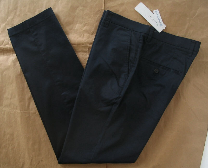 シンプルライフ ノータックパンツ 濃紺 綿ストレッチ 82cm 春夏 新品拍卖