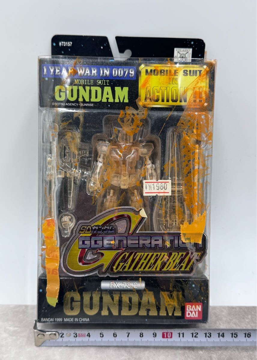 J1 機動戦士ガンダム MS IN ACTION 機動戦士ガンダム RX-78-2 Gジェネレーション限定品クリアバージョン拍卖