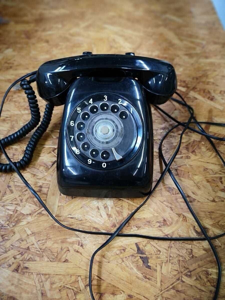 中古 黒電話 ダイヤル式電話 アンティーク拍卖