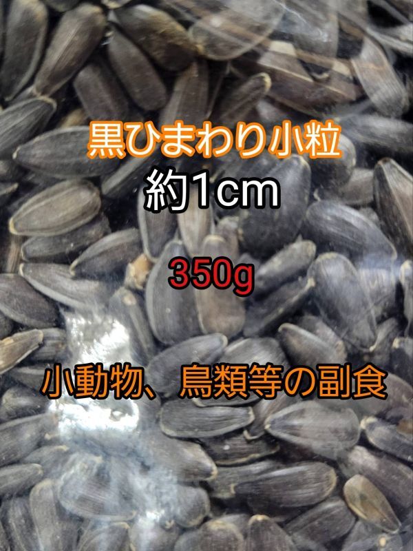 黒ひまわりの種 小粒 約1cm 350g ひまわりの種 鳥の餌 小動物の餌 インコ ハムスター拍卖