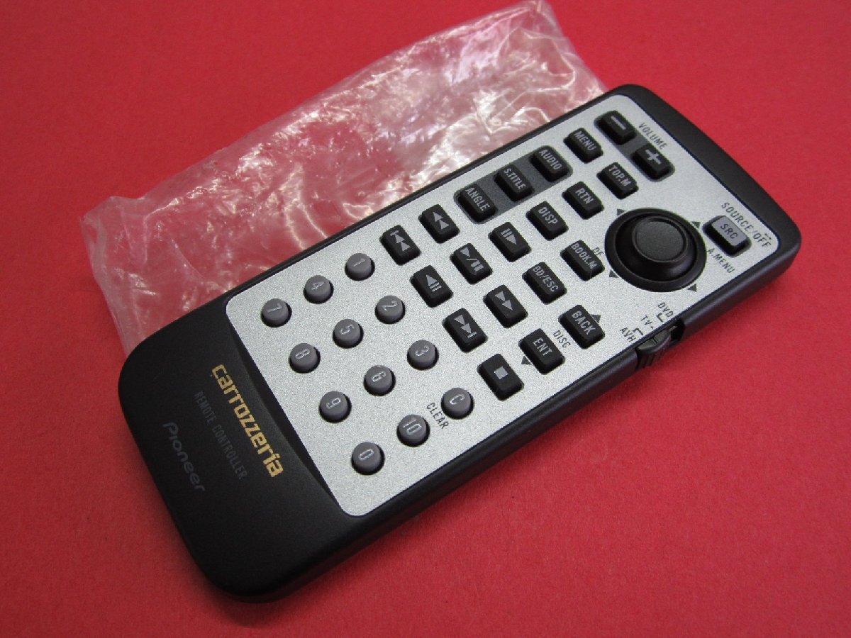 HRY-2■カロッツェリア 美品ですよ (^^♪(AVH-P7DV 等用) ナビ DVDプレーヤー用リモコン CXC4652 動作保証拍卖