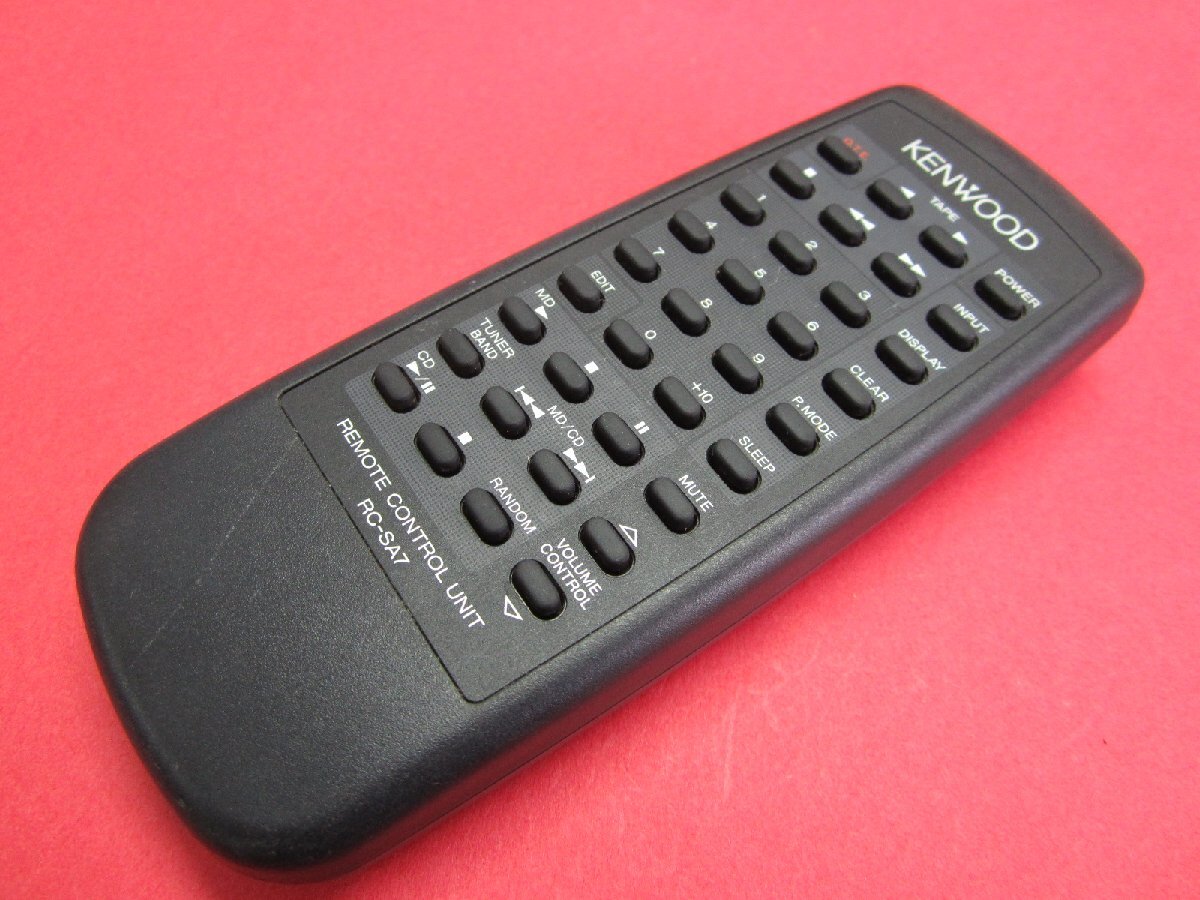 HRY-2■ケンウッド (R-SA7 R-SE7 R-SG7用) リモコン RC-SA7 動作保証2拍卖