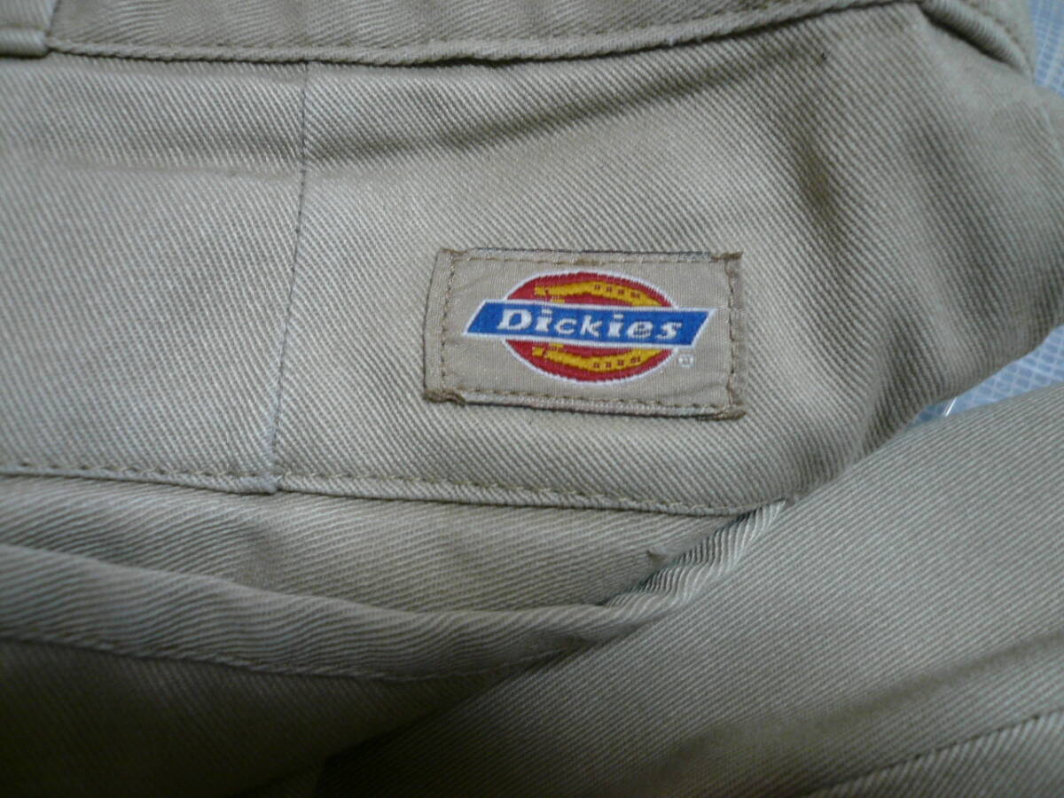Dickies 874 カーキ 34X34 表記ですが 実測 34X34~30 に裾上げしてあります。 当時物希少素人長期保管品拍卖