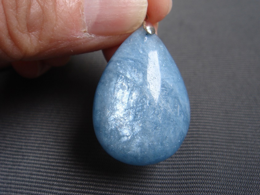 ☆超希少最高級海の色天然6A級スターアクアマリンペンダントトップSP22拍卖