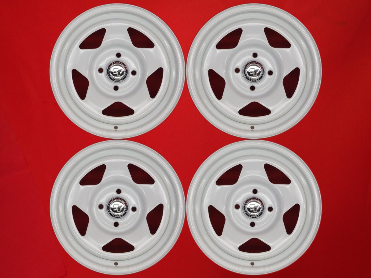 TTA スチール (ライン無) ホイール 4本 6J-14 PCD100 4穴 +20 ハブ68 サクシード プロボックス 等へ aa14拍卖