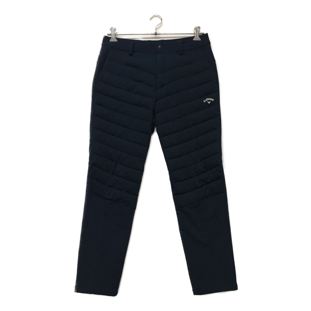coco 中古【値下げ】 キャロウェイ Callaway メンズ パンツ LL 紺 ネイビー ストレッチ ロングパンツ 裏微起毛 中綿入り K7392拍卖