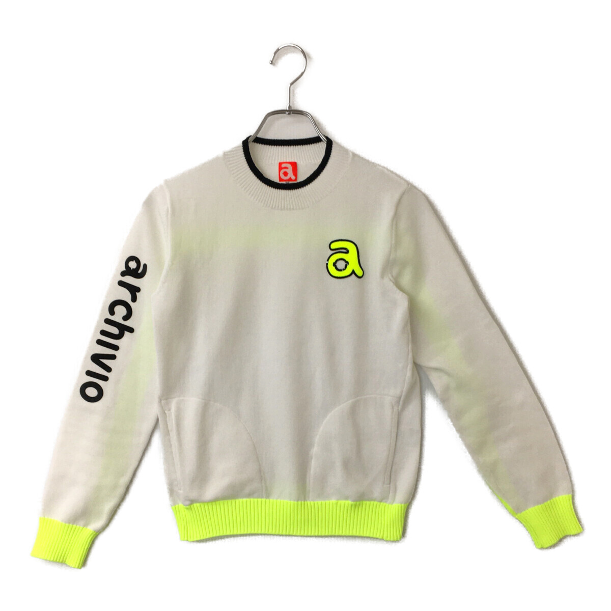 coco 中古【SALE】 アルチビオ archivio レディース セーター 36(S) 白 ホワイト 長袖ハイネックニット レターパックプラス発送可 88373拍卖