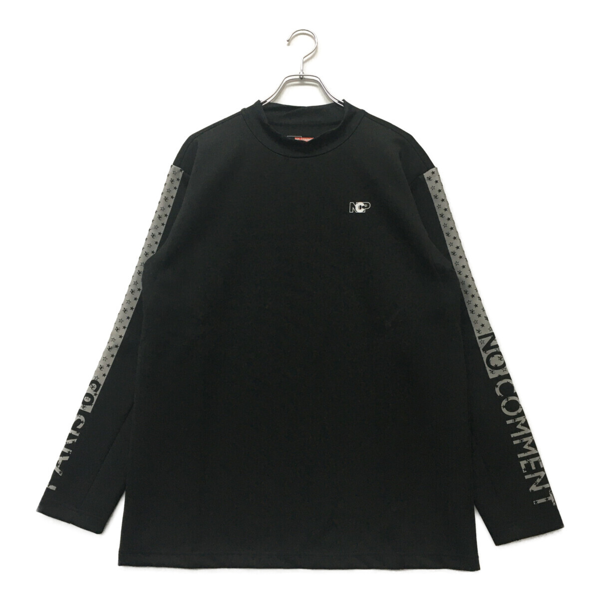 coco 未使用品【値下げ】ノーコメントパリ メンズ 長袖シャツ XL 黒 長袖モックネック レターパックプラス発送可 K4429拍卖