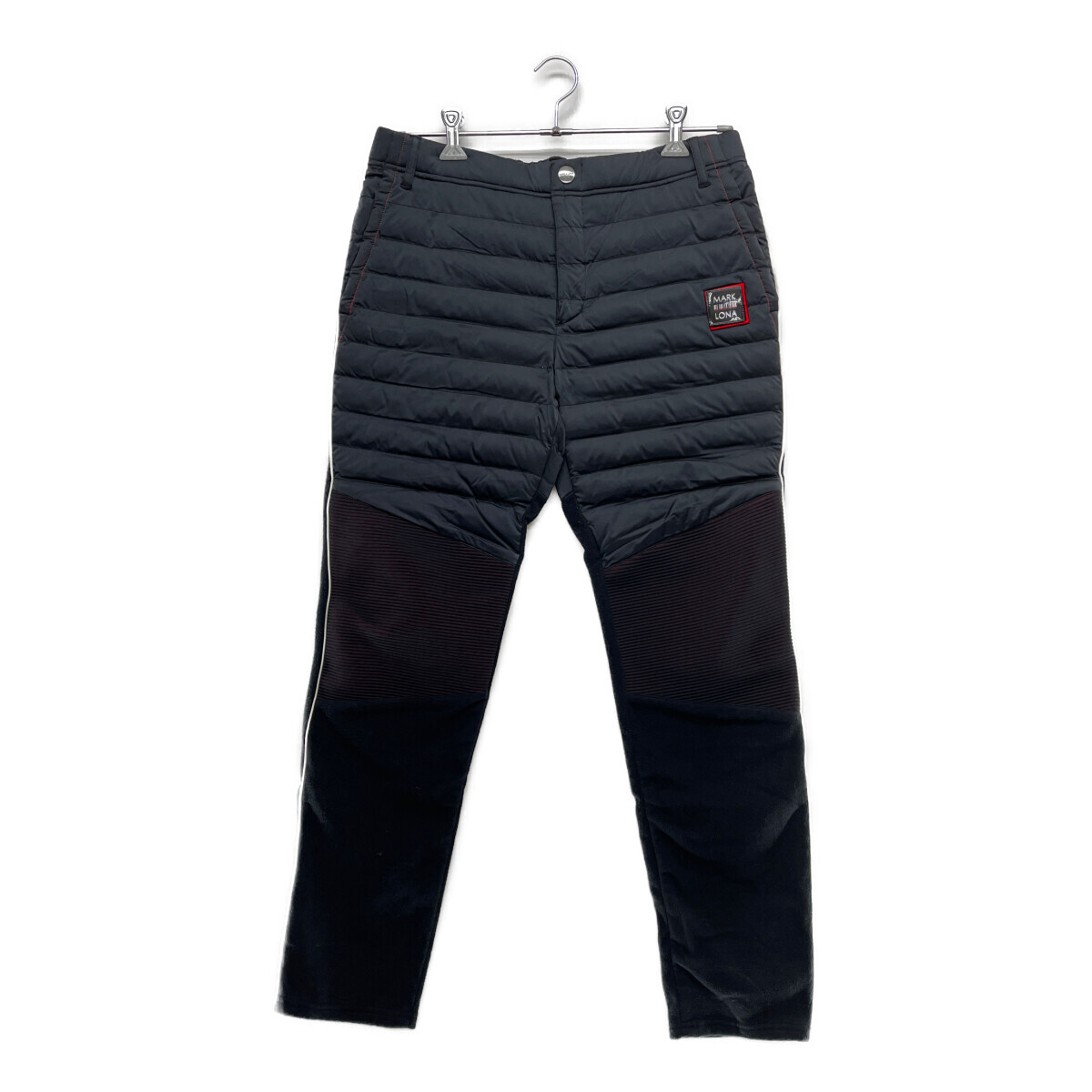 coco 中古【値下げ】 マークアンドロナ MARK&LONA メンズ パンツ 50(LL) 黒 ブラック 中綿入り フリース 防寒 98150拍卖