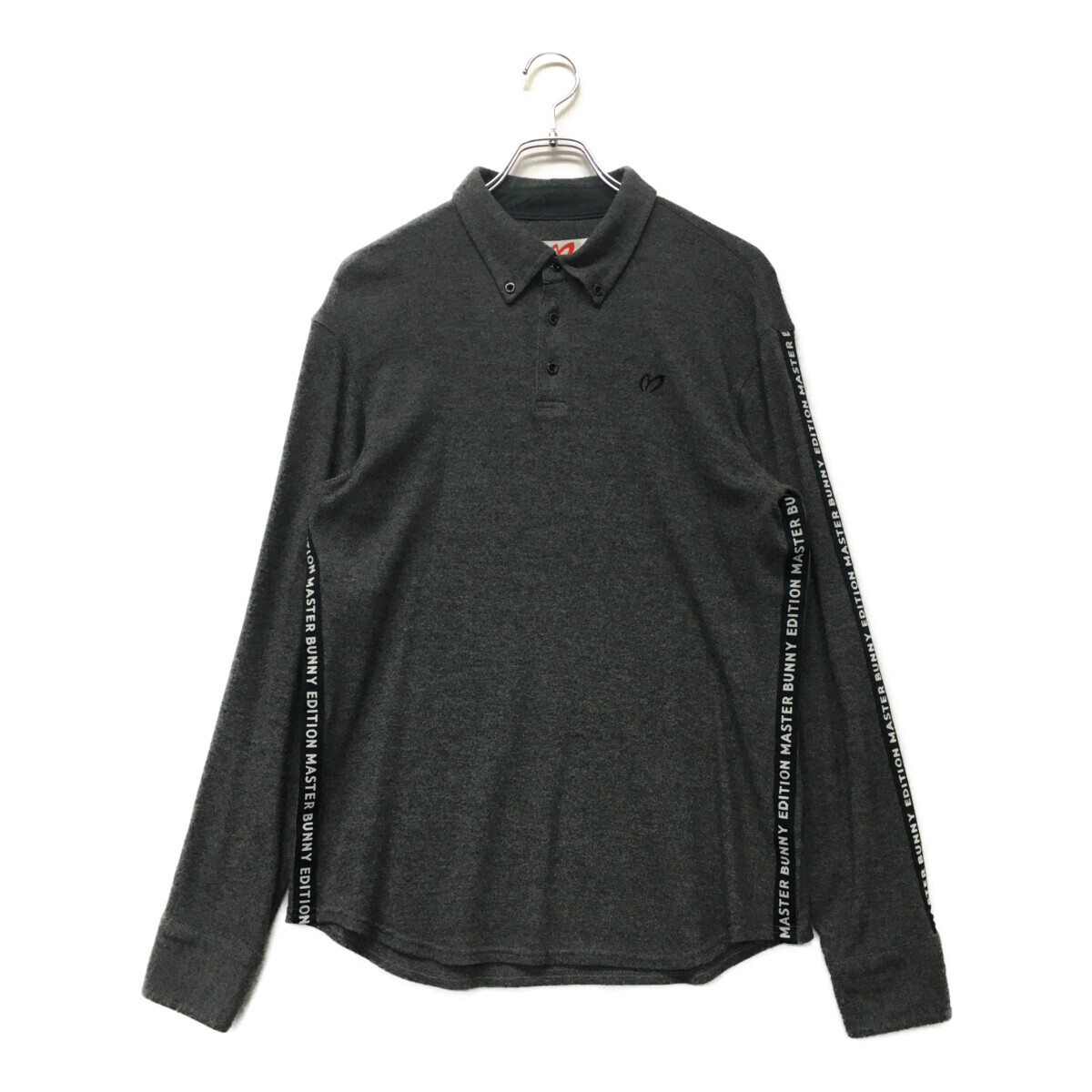 coco 中古【値下げ】マスターバニー メンズ 長袖ポロシャツ 6(LL) グレー ボタンダウン 秋冬素材 レターパックプラス発送可 K5038拍卖